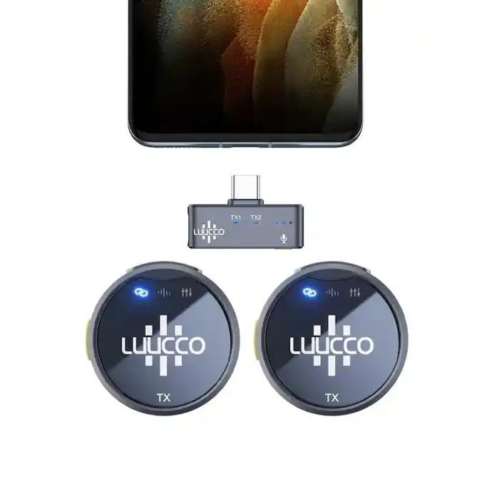 Luucco AirWave Mini k2 Wireless Lavalier Microphone